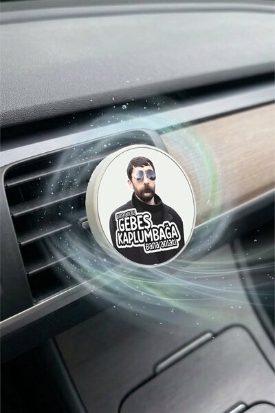 PROMOSYONİK Gebeş Kaplumbağa Tasarımlı Fan Petek Oto Kokusu