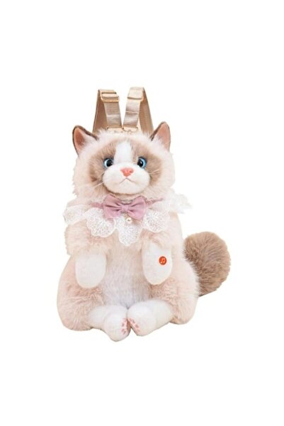 MASHASHOP Plush Cat Backpack