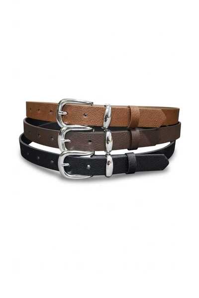 Gradelli Women's Belt Plus Size Casual Buckle Bridge Detail