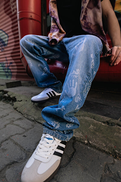 Gerusta Erkek Sokak Tarzı Bagg Jeans Pantolon