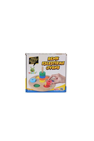 KARSAN Kr136 Woodoy Colorful Ring Matching Game