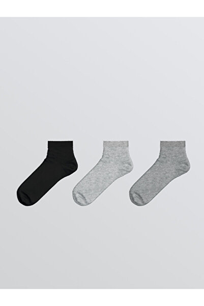 LC Waikiki Nevavm Men's Bamboo Socks 3-Piece Set
