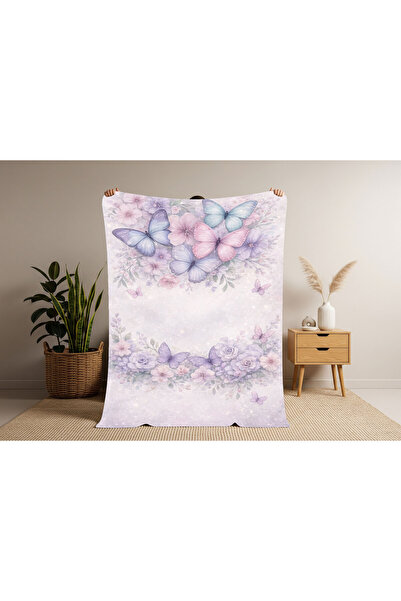 Piloji Digital Printed Butterfly Patterned Tv Blanket - Stylish Design Laptop...
