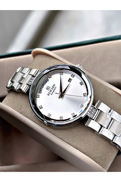 Reward Silver Color Original Classic Original Women's Wristwatch with Calenda...