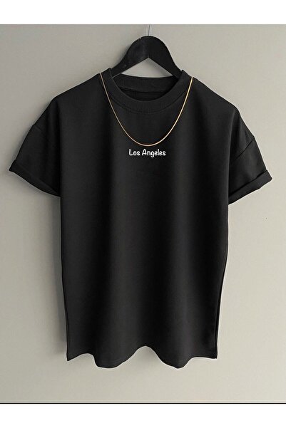ALİ.COM Unisex Oversize Los Angeles T-shirt