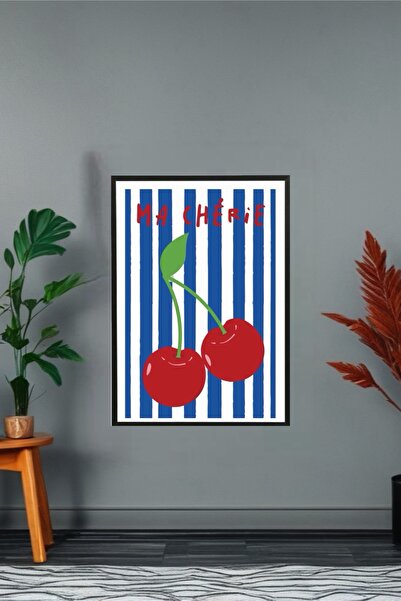 Sekiz8 Minimalist Siyah Çerçeveli Poster Tablo - Dijital Baskı CER101