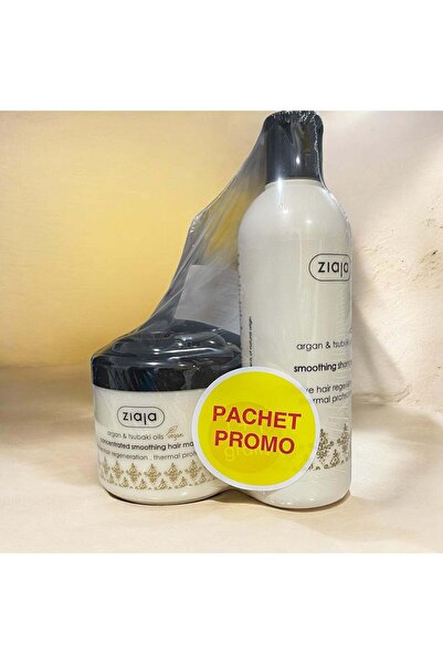 Ziaja PACHET PROMOȚIONAL - mască de păr și șampon cu argan