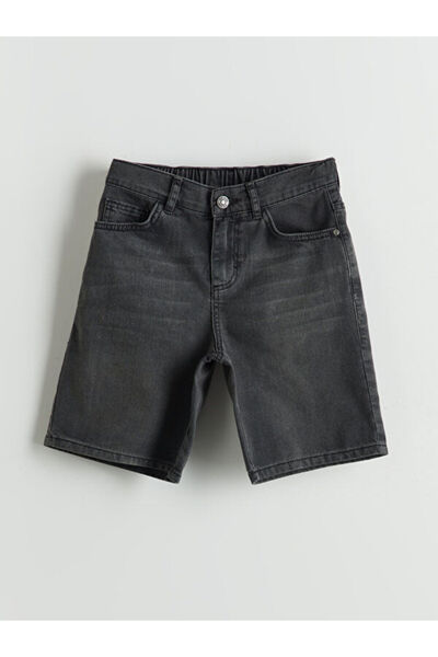 LC Waikiki شورت جينز للأولاد من Shining Store مع حزام خصر من سلسلة Işıltılı S...