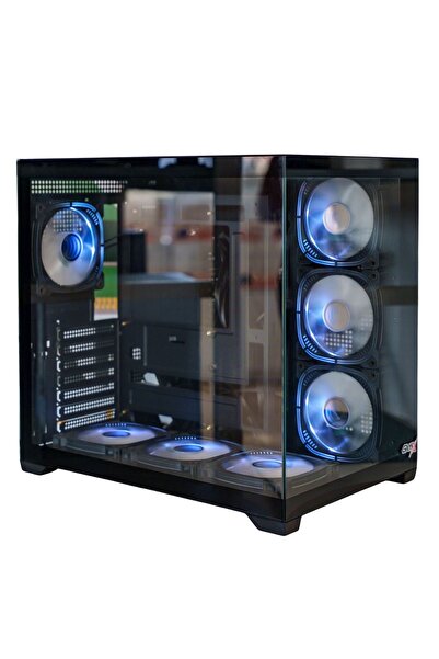 Gamework Gamx Puncher 7x12 Fan Rgb Kumandalı 600w 80+ Akvaryum Gaming Kasa
