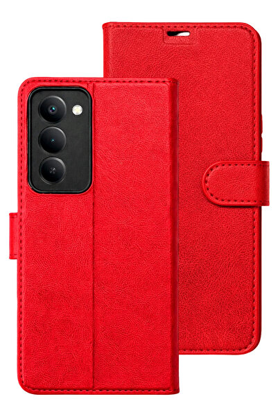 NewFace GLD-SPT- حافظة حماية ريدمي 15 5G تي آر إس بلس (231300) - أحمر