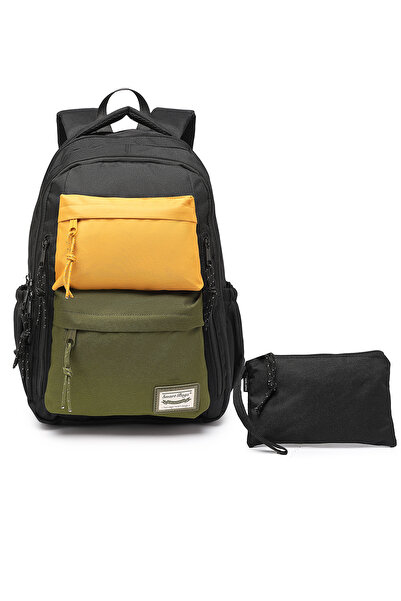 SMART BAGS Rucsac impermeabil pentru școală medie și liceu, cu compartiment p...