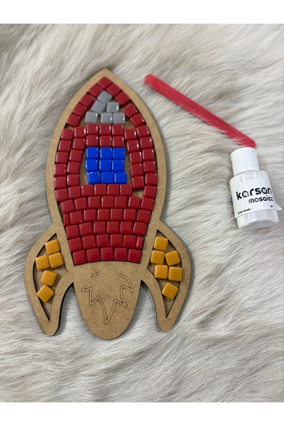Karsan Mozaik Children's Activity Set Rocket Attention and Skill Development