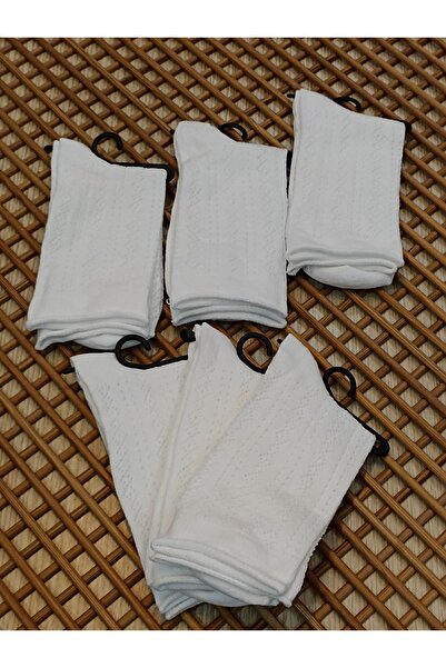 Rocks For Women's combed crochet elastic-free socks 6 pairs