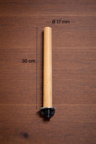 Wooden Bird Muhabbet Kuşu Ahşap Tünek (30cm uzunluk-17mm çap)