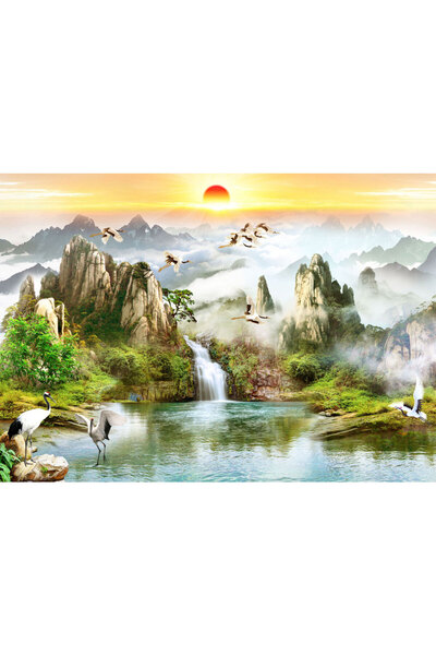 VIODESIGN Fototapet peisaje, autoadeziv, Apus Cocori, multicolor,80x120 cm PE42