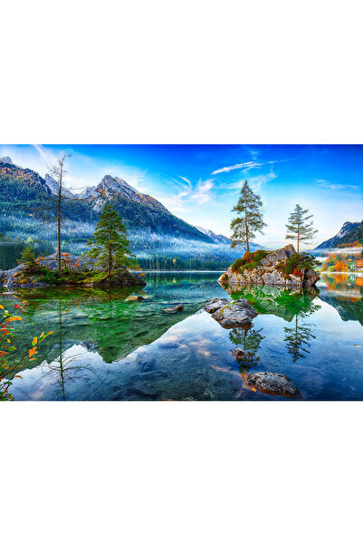VIODESIGN Fototapet peisaje, autoadeziv, Lac Munti , multicolor,80x120 cm PE76