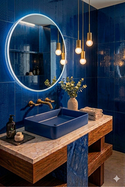 BellaMatta Premium Beton kare Lavabo