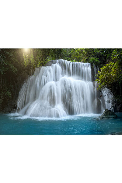 VIODESIGN Fototapet peisaje, autoadeziv, Cascada Padure , multicolor,80x120 c...
