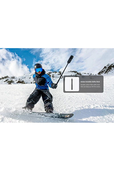 Insta360 X5 Action Camera, 8K, Snowboard Bundle