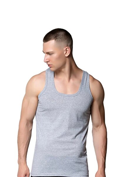 Sedef 12-Pack Men's Colorful Tank Tops Classic Cut