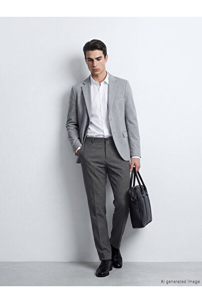 LC Waikiki Nevavm Slim Fit Men's Suit Pants with Difference