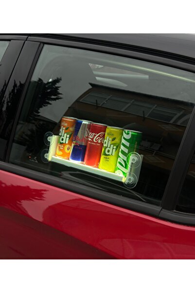 3dbaydesign حامل مشروبات مضاء (نيون ليد) للسيارة مع قاعدة تثبيت بالشفط باللون...