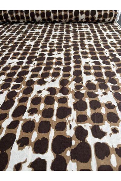 Kumaş sever 150cm Premium Viscose Fabric - Sold by the Meter, Crisp Floral & Ethnic Patterned Flowy Cotton