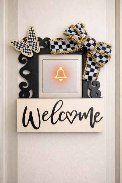 Marrone Welcome Priz Frame Bell Ornament