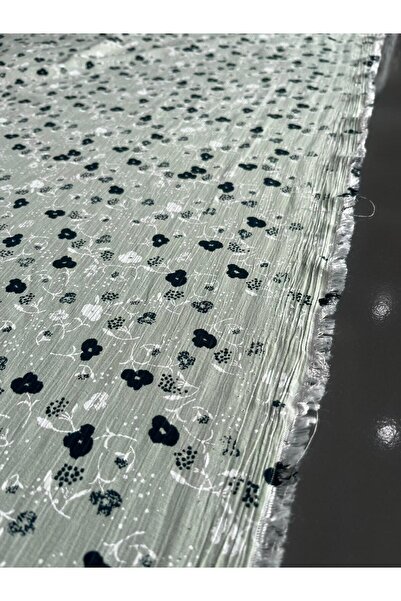 Kumaş sever 150cm Premium Viscose Fabric - Sold by the Meter, Crisp Floral & ...