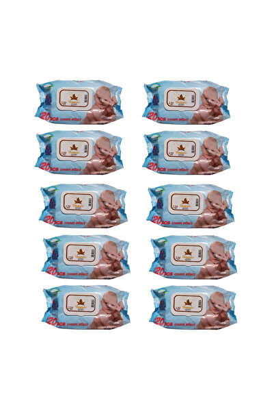 MOZAİC Pachet Smart Value 10x Șervețele Umede Cream Effect 120 buc pentru Beb...