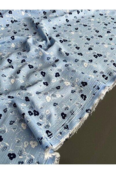 Kumaş sever 150cm Premium Viscose Fabric - Sold by the Meter, Crisp Floral & ...