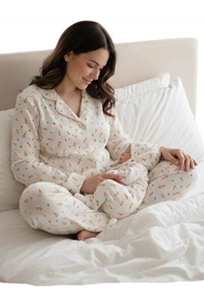 BEGONYA BEBECE KIDS Anne bebek pijama takimi yeni doğan bebek ve anne pijama ...