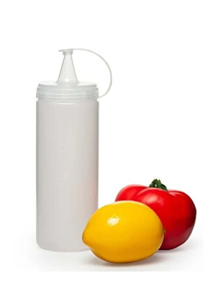 Generic Brand Transparent Sauce Bottle - 400 ML (3 Pieces)
