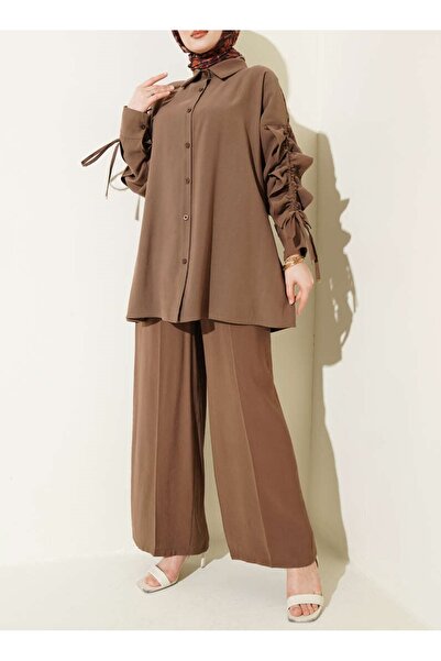 Lavanta Tekstil Sleeve Tunnel Drawstring Double Set