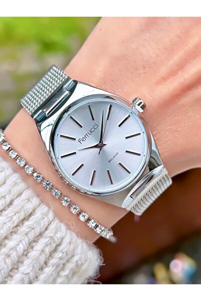 Ferrucci Women's Wristwatch New Model Wicker Strap Waterproof 2-Year Warranty...