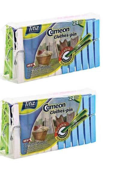 EkoAlışverişDünyam 48 Piece Peg Set Cameon