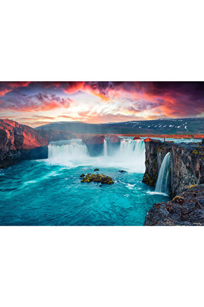 VIODESIGN Fototapet peisaj, autoadeziv, Cascada , multicolor, 80x120 cm PE183