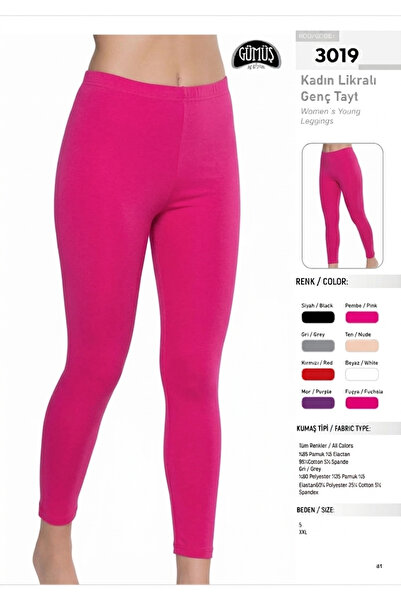BENALİ (4 Pcs) Lycra Thin Waistband Long Colorful Tights