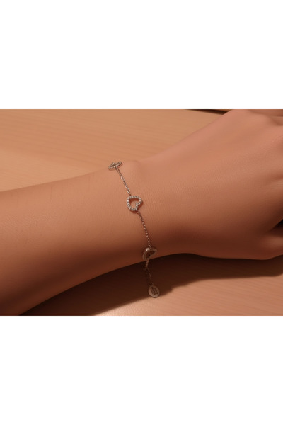 FARA Bratara din argint rodiat