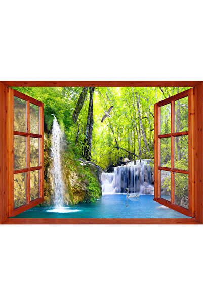 VIODESIGN Landscape photo wallpaper, self-adhesive, 3D, multicolor, 80x120 cm...