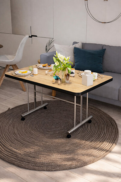 Avenza Furniture Avenza Living Tekerlekli Ahşap Orta Sehpa Çok Amaçlı Mutfak ...