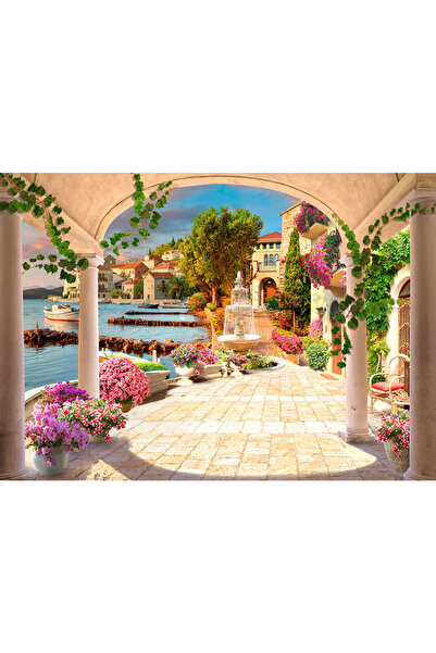 VIODESIGN Fototapet peisaj, autoadeziv, 3D , multicolor, 80x120 cm PE189
