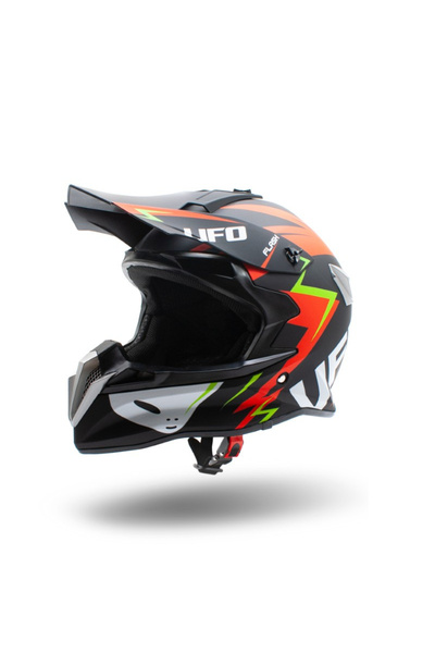 XTR Casca motocross/enduro adulti 188, culoare negru/rosu, marime S