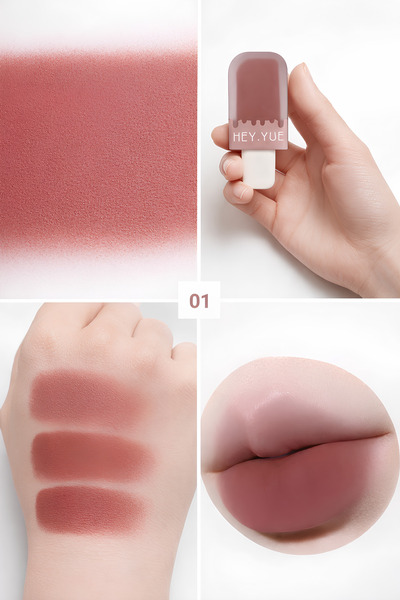 Kozmetik Hey.Yue Number 01 Korean Matte Lipstick |   Soft Matte Natural Look ...