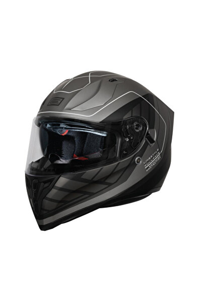 Origine Casca moto integrala, Strada Linestyle, culoare negru/titanium, marim...