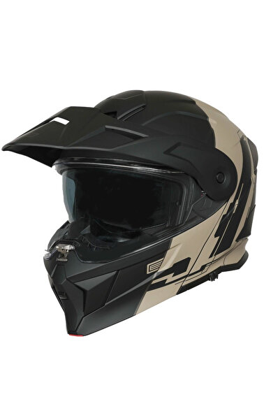 Origine Casca moto Adventure Cyborg rabatabila, culoare nisipiu/negru, marime XL