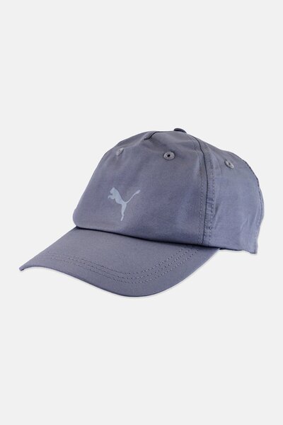 Puma Men Brand Logo Velcro Closure Cap, Grey