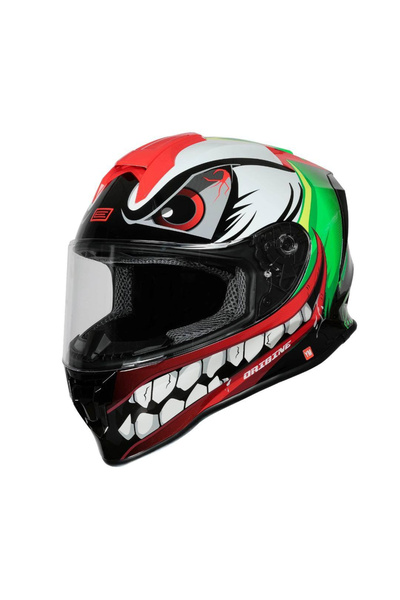 Origine Casca moto copii integrala, Dinamo Kids Joker, culoare verde/negru lu...