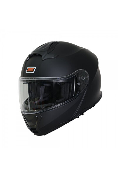 Origine Casca moto Logic Solid rabatabila, culoare negru, marime XL