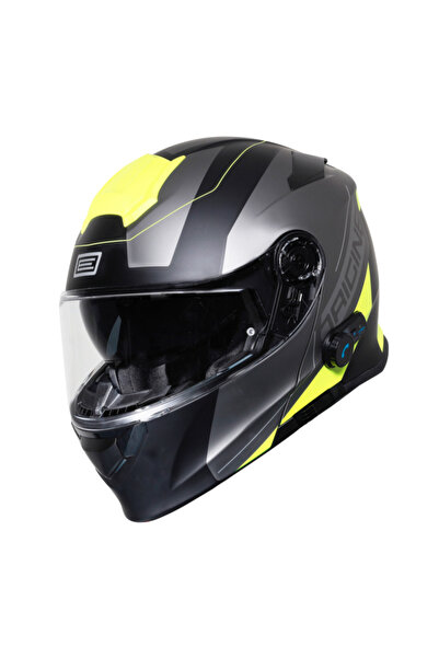 Origine Casca moto Delta Spike rabatabila,, culoare fluo galben/negru, marime M